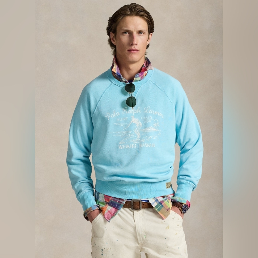 Polo Ralph Lauren Surf Club Graphic Sweatshirt L